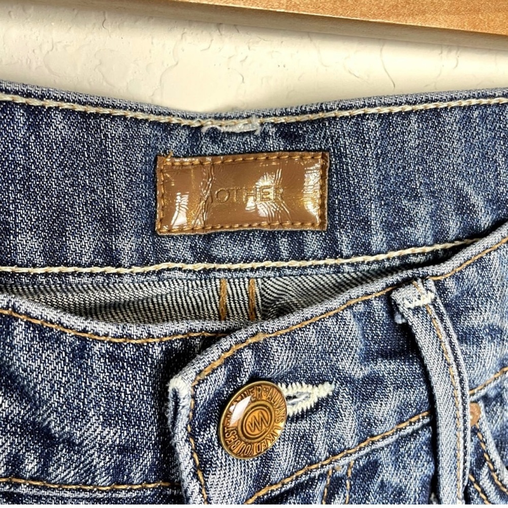 Mother Holy Rascal Distressed Jeans Size 25 - Picture 4 of 6
